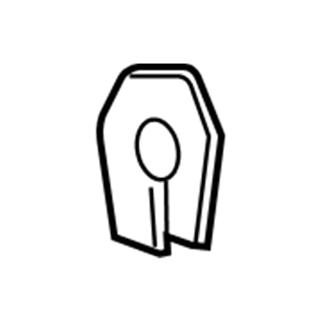 Dodge 68161561AA Upper Grille Retainer