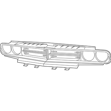 2012 Dodge Challenger Grille - 68043388AC