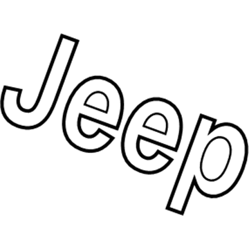 Jeep 55157088AC Nameplate