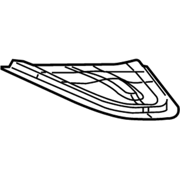 Mopar 68141071AB Upper Trim Panel, Rear