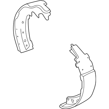Dodge 5003780AA Brake Shoes
