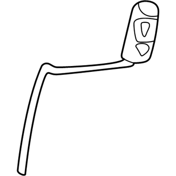 Chrysler 1BK62WL8AA Lock Knob