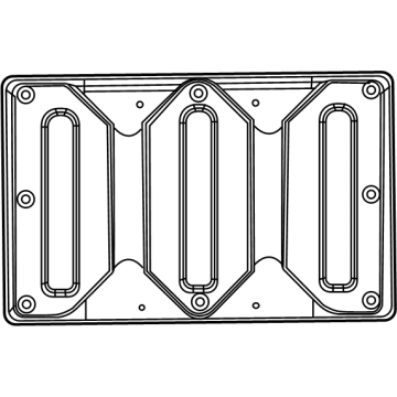 Mopar 68278013AA Access Cover, Rear Driver Side