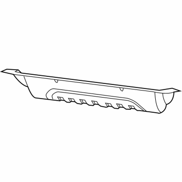 Jeep 6BU42RXFAC Air Deflector