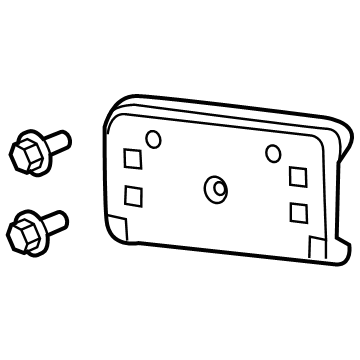 Jeep 68293738AA License Bracket