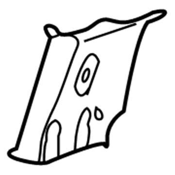 Dodge 5GR30BD1AD Upper Center Pillar Trim