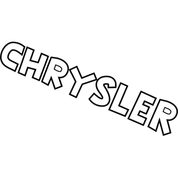 Chrysler 5113296AA Nameplate