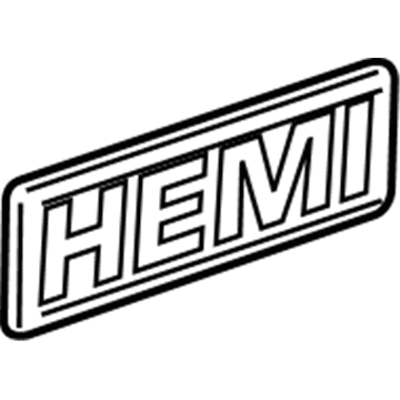 Dodge 55077661AA Nameplate