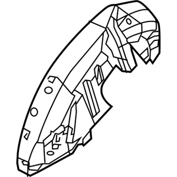 Dodge 5074094AG Inner Wheelhouse