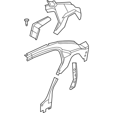 Dodge 68005084AA Inner Panel Assembly