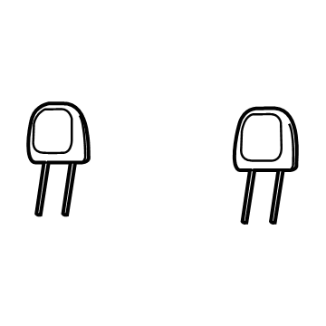 Jeep 1VR30DX9AA Headrest, Outer