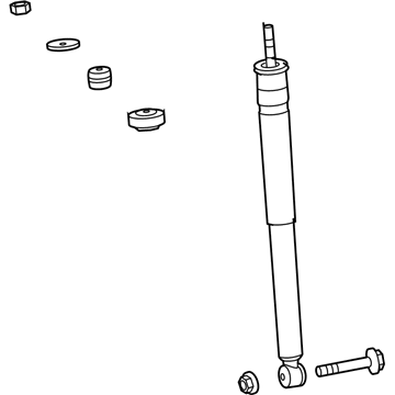 2004 Chrysler Crossfire Shock Absorber - 5127493AA
