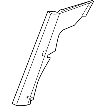 Mopar UM50BD1AF Lower Panel, Light Gray, Passenger Side