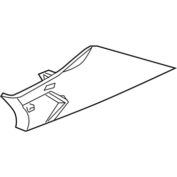 Mopar UM45BD1AE Upper Quarter Trim, Rear Driver Side