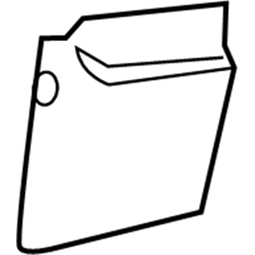 Chrysler 1AW56BD5AA Side Shield