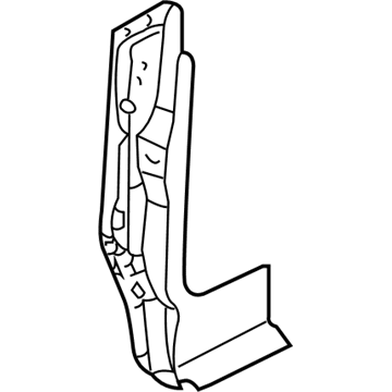 Dodge 4860582AB Hinge Pillar Reinforcement