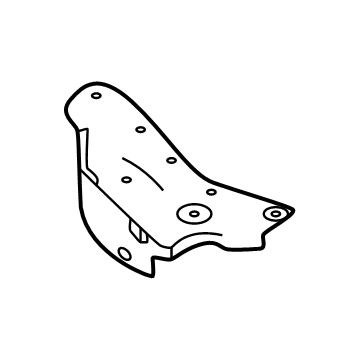 Dodge 68516207AA Battery Tray Support Bracket