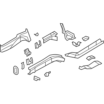 Jeep 5074802AL Lower Rail Assembly
