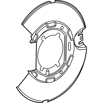 Dodge 5137620AA Splash Shield
