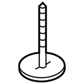 Jeep 6510970AA Insulator Front Bolt