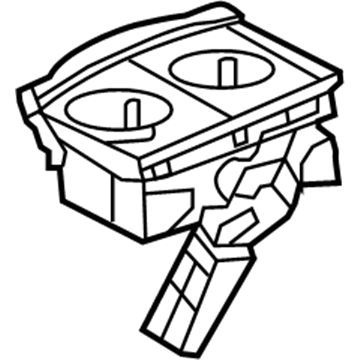 Dodge 5YT24DX9AB Cup Holder
