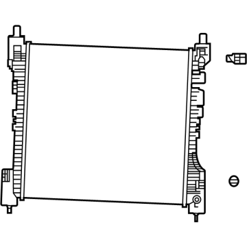 Jeep Grand Cherokee L Radiator - 68488315AC