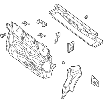 Chrysler 50010166AB Partition Panel
