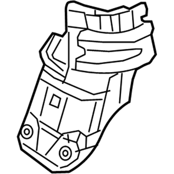 Mopar 68084282AC Heat Shield, Front Outer