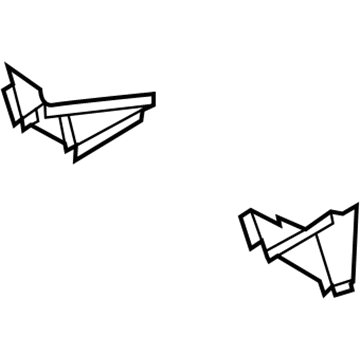 Mopar 5054644AD Gusset, Rear Passenger Side