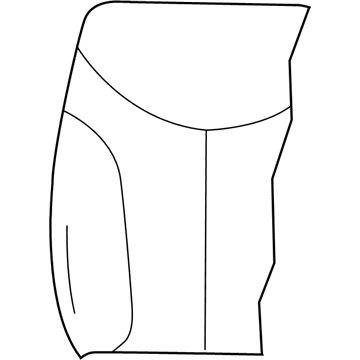 Dodge 1JB341S3AA Seat Back Cover