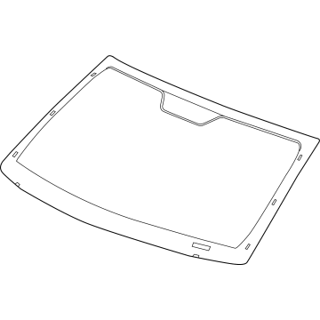 Jeep Grand Wagoneer L Windshield - 68624870AB