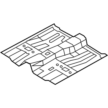 Dodge 5076465AB Front Floor Pan