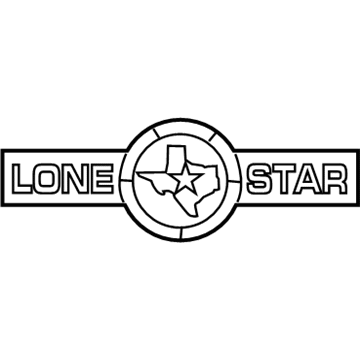 Mopar 68149705AA Nameplate, Rear