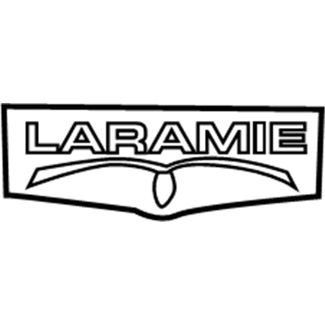 Ram 68001724AA Nameplate