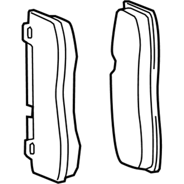 Dodge 68144223AD Brake Pads