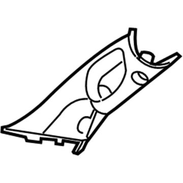 Dodge 5JJ88BD1AB Windshield Pillar Trim