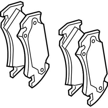 Dodge 5143402AB Brake Pads
