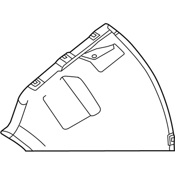 2009 Dodge Viper Wheelhouse - 4865649AE