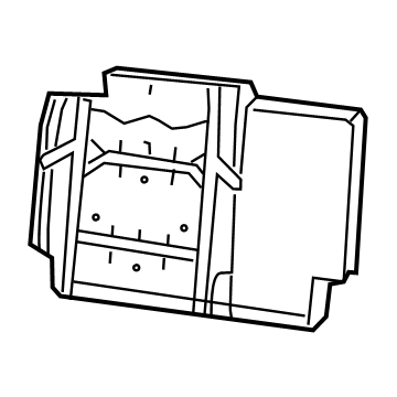 Mopar 68339103AA Seat Back Pad, Rear Passenger Side Mopar 68339103AA Seat Back Pad, Rear Passenger Side