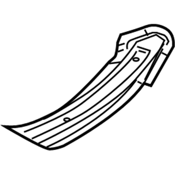 Dodge 68043925AA Side Rail Extension