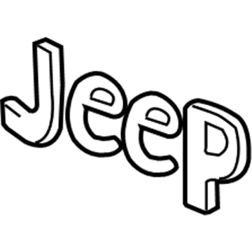 Jeep 55157088AC Nameplate