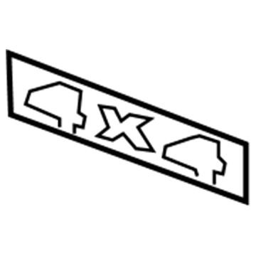 Ram 55277438AA Nameplate