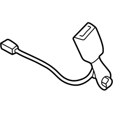 Chrysler MR790362 Buckle End