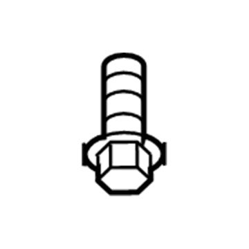 Chrysler 6508332AA Underbody Shield Screw