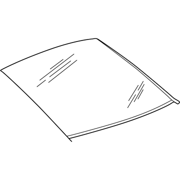 Chrysler 4575375 Back Glass