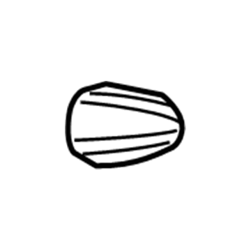 Mopar 1SZ22KBUAE Handle Knob, True Blue, Front Passenger Side