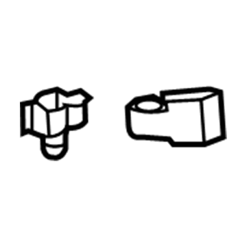 Mopar 68082432AE Upper Hinge, Front Passenger Side