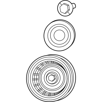 Jeep 68382306AA Idler Pulley