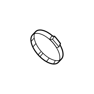 Jeep 6513240AA Air Tube Clamp