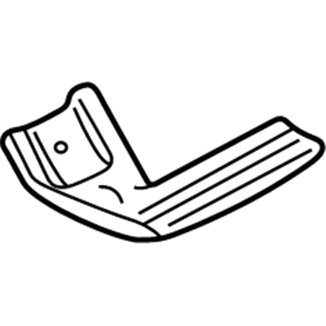 Chrysler 4580090AB Cap End - Floor Pan Rail